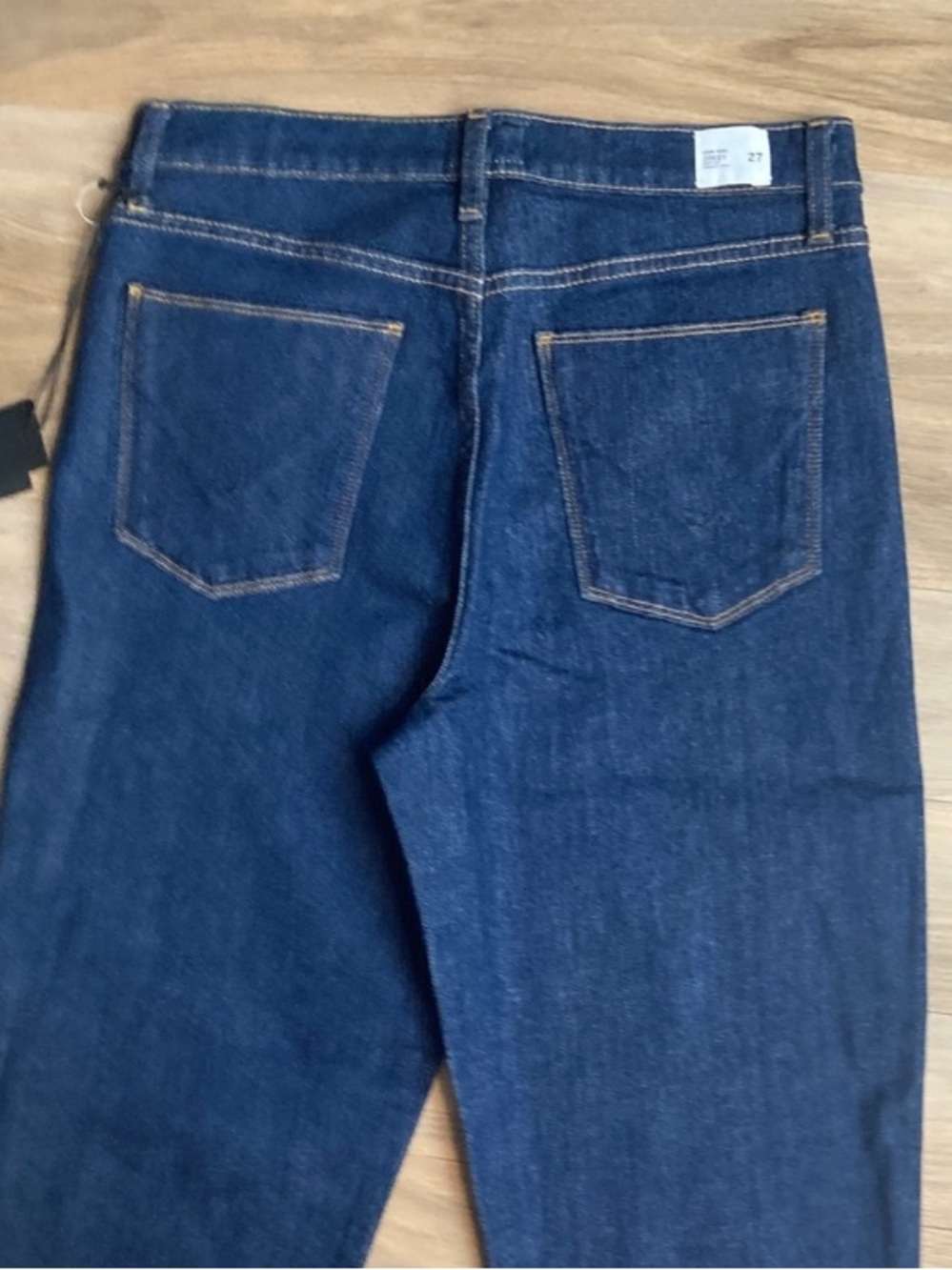 Hudson jean high rise Zoeey deep cuff straight crop jean casual denim size 27 - Picture 14 of 17